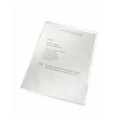 Sichthüllen Recycle 4001-00-03, A4, transluzent genarbt, oben & rechts offen, 