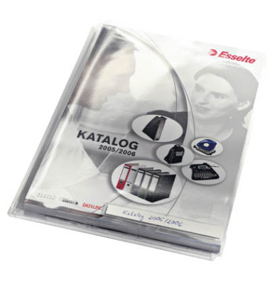 Sichthüllen Maxi 40530000, A4, farblos, transparent, genarbt, 0,2mm, oben & rechts offen, PVC, mit Falte & Beschriftungsfenster Sichthüllen Maxi 40530000, A4, farblos, transparent, genarbt, 0,2mm, oben & rechts offen, PVC, mit Falte & Beschriftungsfenster