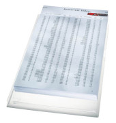 Sichthüllen Maxi 4056-30-03, A4, farblos, transparent, glatt, 0,17mm, oben & rechts offen, PVC, mit Falte