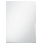 Sichthüllen Premium 4100-00-03, A4, farblos, klar-transparent, glatt, 0,15mm, oben & rechts offen, PVC