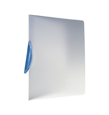 Klemmhefter ColorClip Magic 4174-00-35, A4 transparent/blau, f&uuml;r ca. 30 Blatt, Polypropylen (PP) 80g