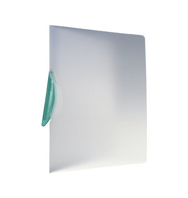 Klemmhefter ColorClip Magic 4174-00-59, A4, für ca. 30 Blatt, Kunststoff, transparent/grün