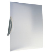 Klemmhefter ColorClip Magic 4174-00-89, A4 transparent/grau, f&uuml;r ca. 30 Blatt, Polypropylen (PP) 80g