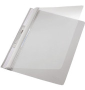 Schnellhefter Universal 4190-00-85, A4, grau, Kunststoff, 80g, Vorderdeckel transparent
