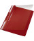 Schnellhefter Universal 4190-00-25, A4, rot, Kunststoff, Kunststoff, Vorderdeckel transparent