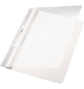 Schnellhefter Universal 4190 A4 weiß PVC Kunststoff kaufmännische Heftung mit Abheftlochung bis 250 Blatt