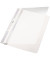 Schnellhefter Universal 4190-00-01, A4, wei&szlig;, Kunststoff, 80g, Vorderdeckel transparent