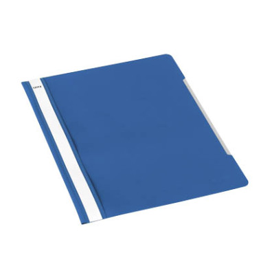 Schnellhefter Standard 4191 A4 blau PVC Kunststoff kaufmännische Heftung bis 250 Blatt