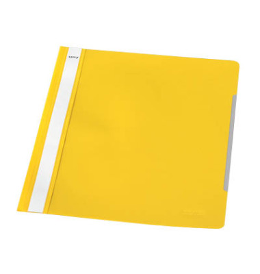 Schnellhefter Standard 4191 A4 gelb PVC Kunststoff kaufmännische Heftung bis