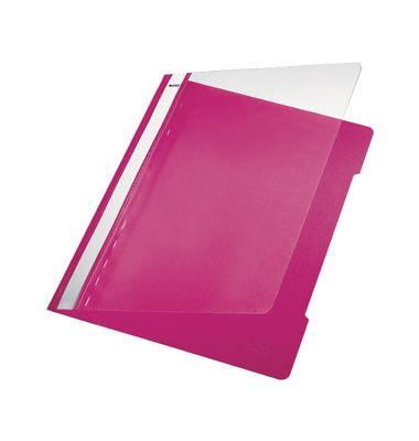 Schnellhefter Standard 4191 A4 pink PVC Kunststoff kaufmännische Heftung bis 250 Blatt Schnellhefter Standard 4191 A4 pink PVC Kunststoff kaufmännische Heftung bis 250 Blatt