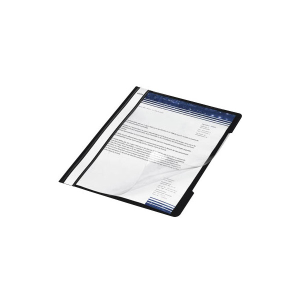 4002432308620 - Schnellhefter 4191 4191-00-95 A4 schwarz Polyvinylchlorid (PVC) 250g Vorderdeckel transparent 4002432308620 Leitz