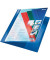 Schnellhefter Exquisit 4193-00-35, A4+, blau, Polyvinylchlorid (PVC), 80g, Vorderdeckel transparent
