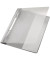 Schnellhefter Exquisit 41940085, A4 überbreit, grau, Polyvinylchlorid (PVC), Vorderdeckel transparent