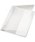 Schnellhefter Exquisit 41940001, A4+, wei&szlig;, Polyvinylchlorid (PVC), 80g, Vorderdeckel transparent
