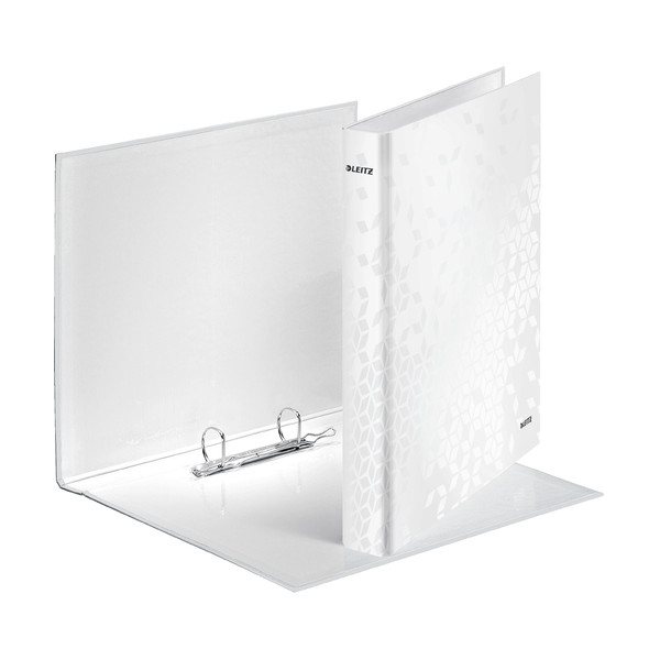 4002432394555 - AKTION LEITZ WOW Ringbuch 2-Ringe perlweiß 40 cm DIN A4 1 St mit Prämie nach Registrierung