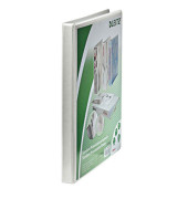 Präsentationsringbuch Standard 4277-00-01, A4+ 2 Ringe 16mm Ring-Ø Pappe/PP-Folie, 3 Außentaschen, 2 Innentaschen, weiß