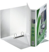 Präsentationsringbuch Standard 4280-00-01, A4+ 2 Ringe 30mm Ring-Ø PP-kaschiert, 3 Außentaschen, 2 Innentaschen, weiß