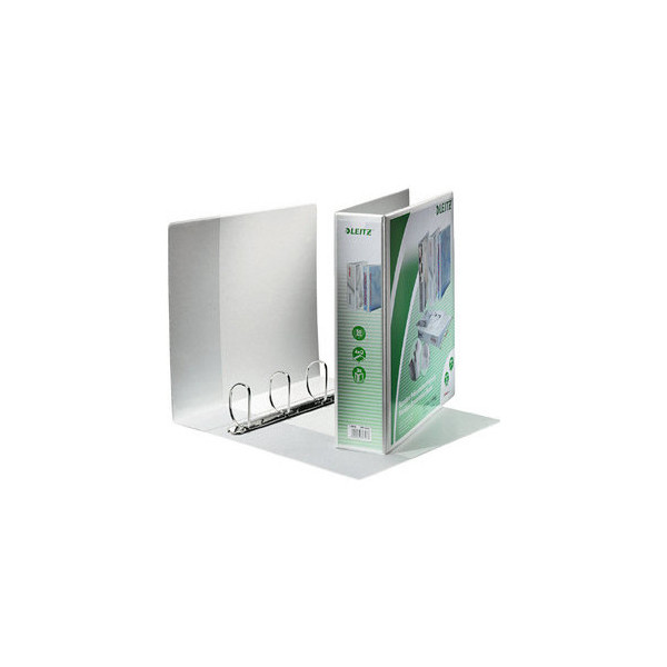 4002432367177 - Präsentationsringbuch Standard 4287-00-01 A4+ 4 Ringe 50mm Ring-Ø PP-kaschiert 3 Außentaschen 2 Innentaschen weiß 4002432367