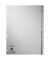Kartonregister 4300-00-85, A bis Z, A4, 100 g/m², graue Taben, 20-teilig