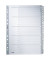 Kartonregister 4326-00-00, 1 bis 20, A4, 160 g/m², graue Taben, 20-teilig