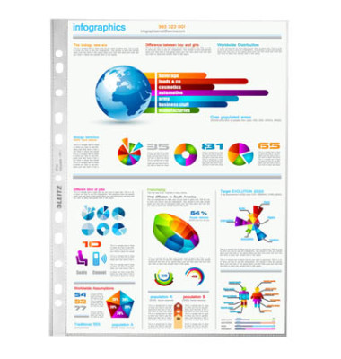 Prospekthüllen 4704-00-00 Standard, A4 transluzent genarbt, oben offen