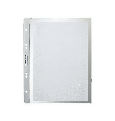 Prospekth&uuml;llen Premium 4725-00-03, A5 transluzent genarbt, oben offen, 0,13mm