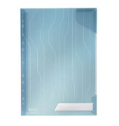 Prospekthüllen CombiFile 4726-00-35 mit Verschlußlasche, A4 transparent genarbt, oben offen, 0,20mm