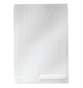 Prospekth&uuml;llen CombiFile Maxi 4727-00-03, A4 transluzent genarbt, oben offen mit Klappe, 0,2mm