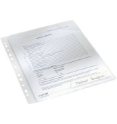Prospekthüllen CombiFile 4730-00-02 mit Verschlußlasche, A4 glasklar glatt, oben offen