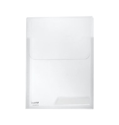 Prospekth&uuml;llen CombiFile Maxi 4731-00-02, A4 glasklar glatt, oben offen mit Klappe, 0,2mm