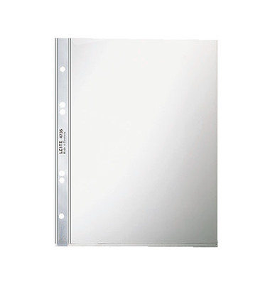 Prospekthüllen Super Premium 4735-00-00 Standard, A5 glasklar glatt, oben offen, 0,08mm