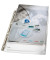Prospekthüllen Maxi 4755-30-03 mit Falte, A4 transparent genarbt, oben offen, 0,17mm