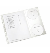Prospekthüllen 4761-30-03 mit CD-Klappe, A4 transluzent genarbt, oben offen, 0,12mm