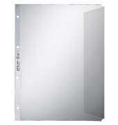 Prospekth&uuml;llen 4764-00-00, A4 transluzent genarbt, rechts offen mit Klappe, 0,12mm