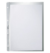 Prospekthüllen 4781-00-03 Standard, A4 transluzent genarbt, links offen, 0,13mm