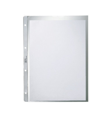 Prospekth&uuml;llen 4781-00-03, A4 transluzent genarbt, links offen, 0,13mm