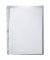 Prospekthüllen 4781-00-03 A4, transparent genarbt, links offen, 0,13mm