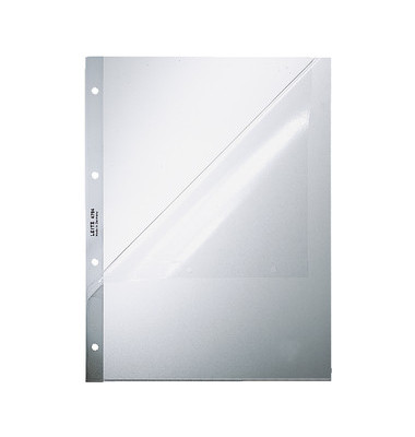 Prospekthüllen 4784-00-03 Standard, A4 transparent genarbt, oben & links offen, 0,12mm