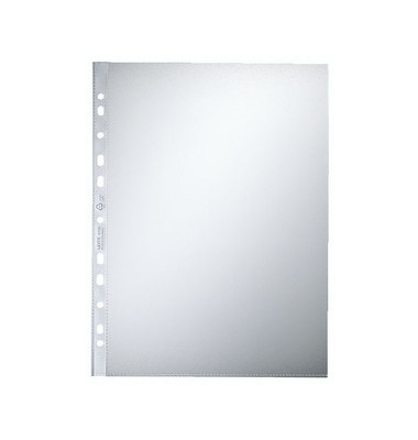 Prospekthüllen 47970000 Standard, A4, transparent genarbt, oben & links offen, 0,09mm