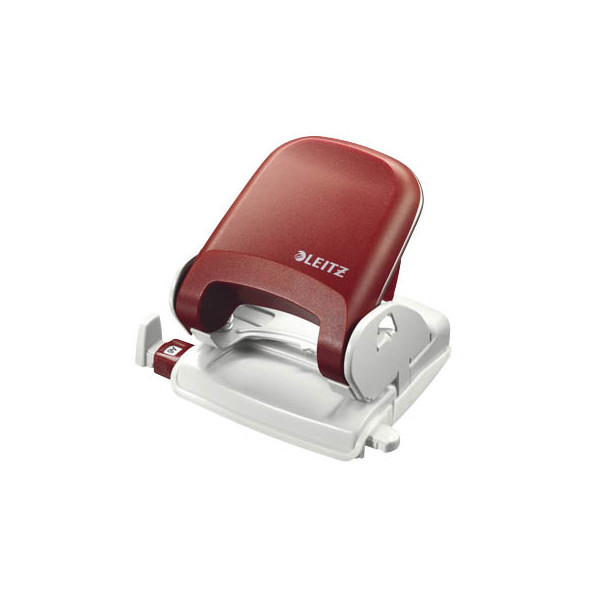 4002432354498 - Bürolocher New NeXXt 5005-00-25 rot bis 25mm 25 Blatt mit Anschlagschiene 4002432354498 Leitz