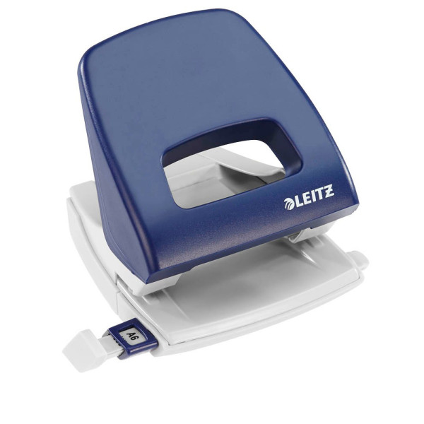4002432354504 - Bürolocher New NeXXt 5005-00-35 blau bis 25mm 25 Blatt mit Anschlagschiene 4002432354504 Leitz