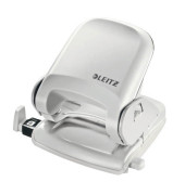 Bürolocher New NeXXt 5005-00-85, grau, bis 2,5mm 25 Blatt, mit Anschlagschiene