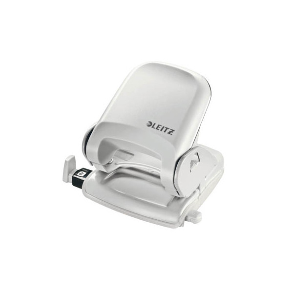 4002432354528 - Bürolocher New NeXXt 5005-00-85 grau bis 25mm 25 Blatt mit Anschlagschiene 4002432354528 Leitz