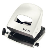 Bürolocher New NeXXT WOW 5008-10-01, perlweiß, bis 3mm 30 Blatt, mit Anschlagschiene