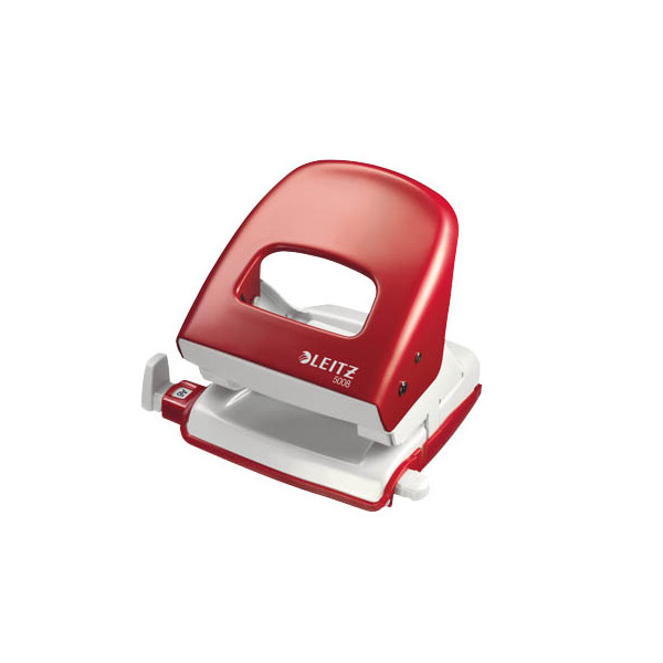 4002432310302 - Bürolocher New NeXXT 5008-00-25 rot bis 3mm 30 Blatt mit Anschlagschiene 4002432310302 Leitz