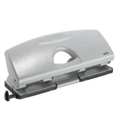 Doppellocher 5012-00-85 grau bis 2,5mm 25 Blatt mit Anschlagschiene