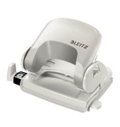 Bürolocher New NeXXT 5038-00-85, grau, bis 1,6mm 16 Blatt, mit Anschlagschiene