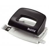 Bürolocher NeXXT Mini 5058-00-95, schwarz, bis 1mm 10 Blatt, mit Anschlagschiene