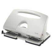 4-fach-Locher 5132 5132-00-85, grau, bis 4mm 40 Blatt, mit Anschlagschiene