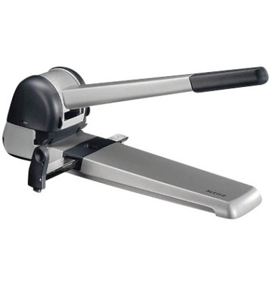 Registraturlocher 5182 5182-00-84, silber, bis 25mm 250 Blatt, mit Anschlagschiene